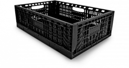 Foldable crate F6416